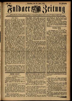 Ausgabe vom Dienstag, den 20. Juni 1893.