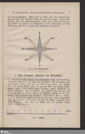 4. Vom verjüngten Maßstabe und Planzeichnen
