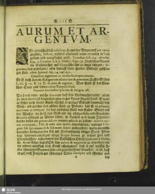 Aurum Et Argentum