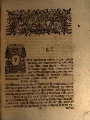 Disquisitio hist. de Blekingia : Pars generalis