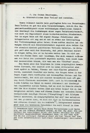 a. Grundsatzliches über Verlauf und Aussehen