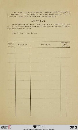 Auftragsliste