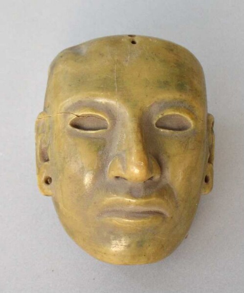 Wax cast of a mask