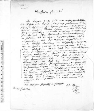 Schellings Briefe an Hubert Beckers, Nr. 3 - BSB Cgm 6303(3