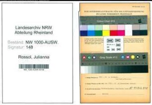 Entnazifizierung Julianna Rossol, geb. 23.03.1897 ()