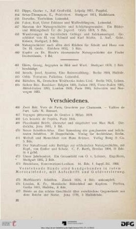 Verschiedenes (Nr. 466-556)