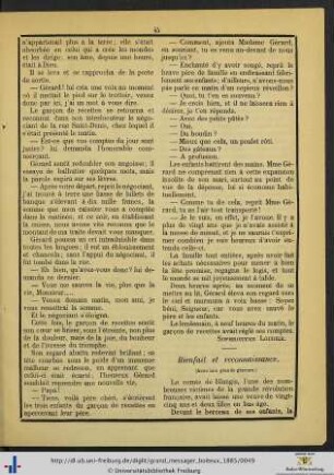 Bienfait et reconnaissance.