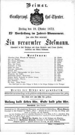 Ein verarmter Edelmann