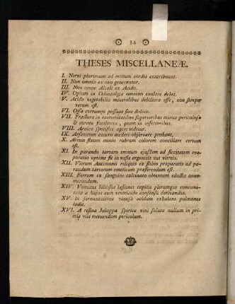34, Theses Miscellaneae.