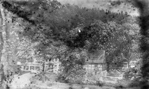 Seifersdorf bei Radeberg, Grundmühle : Seifersdorf bei Radeberg. Blick zur Grundmühle
