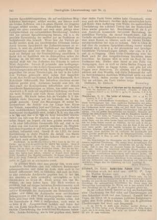 544-545 [Rezension] Bischoff, Erich, Rabbi und Diakonus