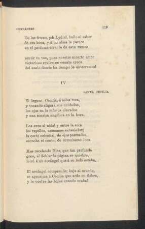 IV - Santa Cecilia