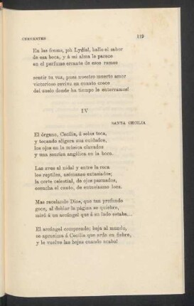 IV - Santa Cecilia