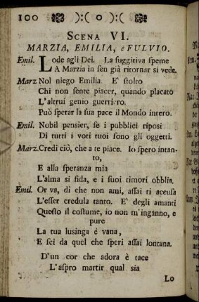 Scena VI. / Sechster Auftritt. - Scena XV. / Funfzehender Auftritt.