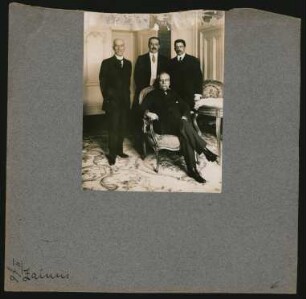 Der griechische Kriegsminister Zaimis