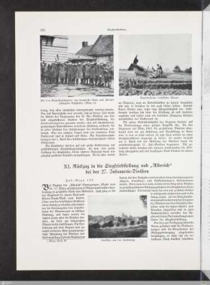 XI. Rückzug in die Siegfriedstellung und "Alberich" bei der 27. Infanterie-Division