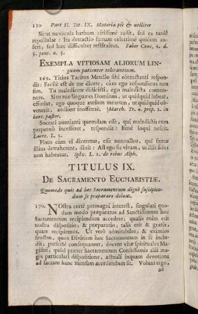 130-141, Titulus IX