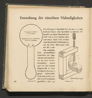 Entstehung der einzelnen Habseligkeiten