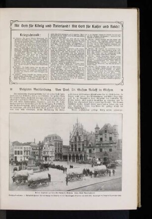 Belgiens Verblendung.