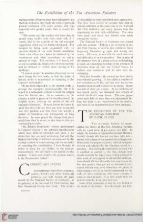 31.1907 = Nr. 123: The exhibition of the ten American painters