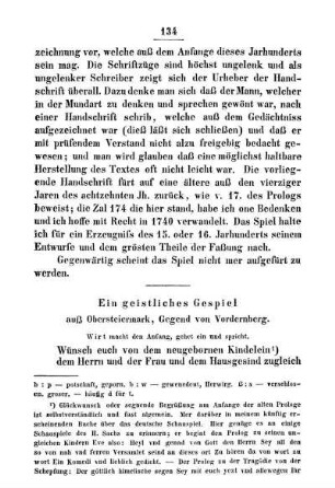 Ein geistliches Gespiel auß Obersteiermark, Gegend von Vordernberg.