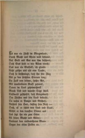 Alte und neue Gedichte, 2. Erzählende Dichtungen