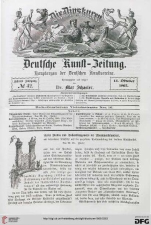 Nr. 42 (15. Oktober 1865)