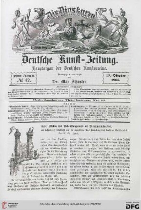 Nr. 42 (15. Oktober 1865)