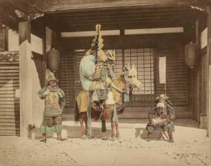 Samurai- und Pferderüstungen