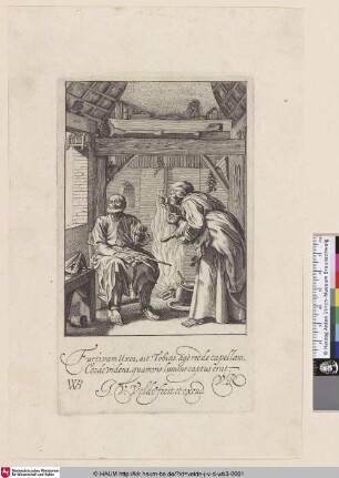 [Tobit beschuldigt Anna des Kinderraubs; Tobit accusing Anna of stealing the Kid]