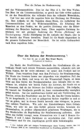 309-317, Über die Reform der Strafzumessung