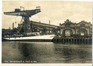 Ansicht der Kieler Germania-Werft