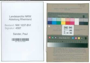 Entnazifizierung Paul Sander , geb. 10.03.1899 (Polizeibeamter)