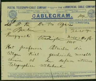 Mutter 16. Dez. 1900 - Mai 1902