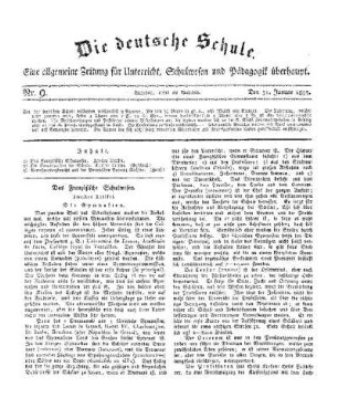 Das französische Schulwesen : zweiter Artikel