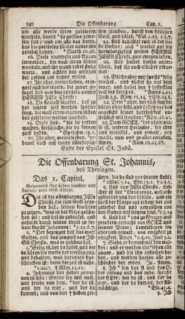 Die Offenbarung St. Johannis.