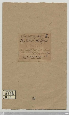 Concertos - Mus.2398-O-4 : cor (2), orch - F; SeiH 231; HauH 1.15