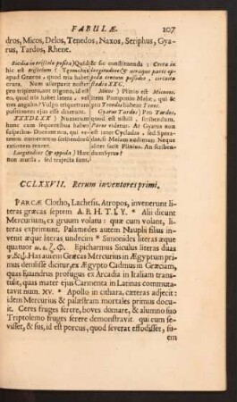 CCLXXVII. Rerum inventores primi.