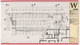 Wohnungsbau, Stadtsanierung Wedding Abschnitt II/VI, Demminerstraße, Ruppiner Straße, Berlin: Grundiss Erdgeschoss Blattnummer 91, 1:100