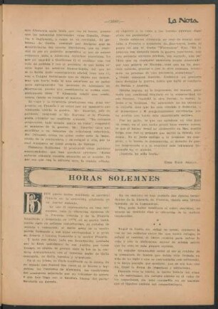 Horas solemnes