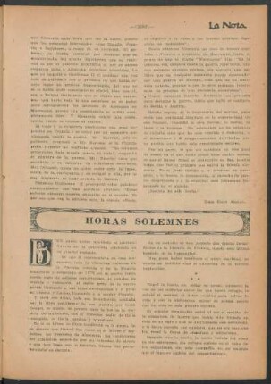 Horas solemnes