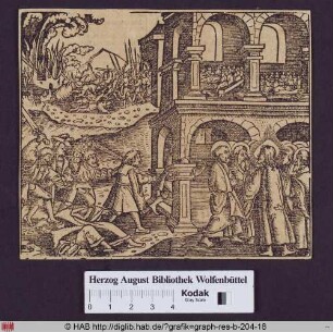 Christus erzählt seinen Jüngern das Gleichnis vom Hochzeitsfest (Matth. 22).