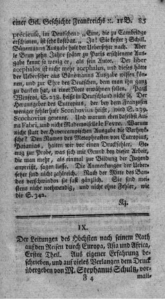 Die Leitungen des Höchsten nach seinem Rath auf den Reisen durch Europa, Asia und Africa. T.1.