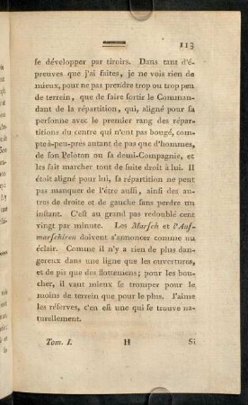 112-117, Du déployement.
