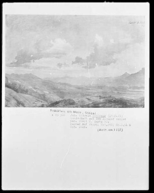 Landschaft in den Sabiner Bergen