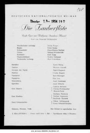 Die Zauberflöte