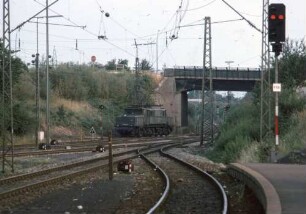 Kornwestheim Südwest Lok 193 002 Personalbahnsteig Ausfahrsignal
