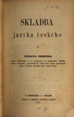 Skladba jazyka českého