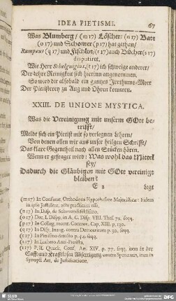 XXIII. De Unione Mystica