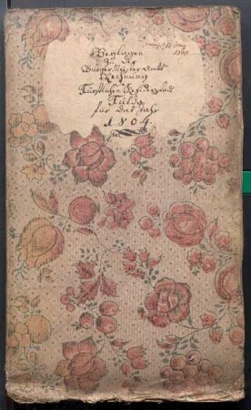 IX A 1 - Alte Stadtrechnungen (1804)